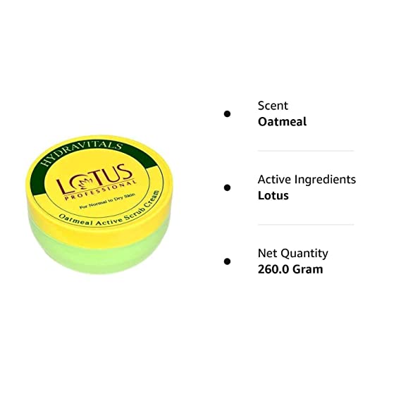 Lotus Oatmeal Scrub Cream Normal to Dry