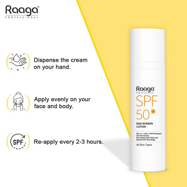 Raaga SPF-50 Sun Screen Lotion All Skin Type 5