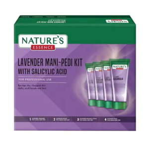 Nature's Lavender mani pedi kit with salicylic acid