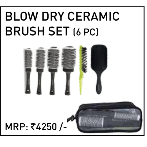 Ikonice Brushes BLOW DRY CERAMIC BRUSH SET-6-PC